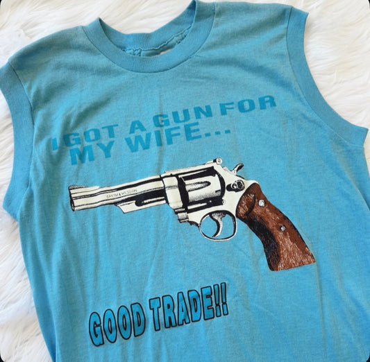 Vintage Gun For Wife Tank Top