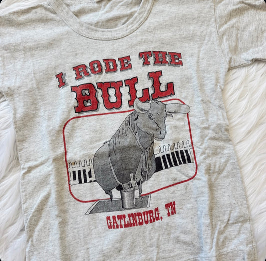 Vintage I Rode The Bull Tee