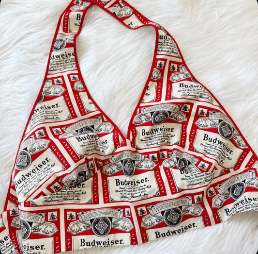 Vintage Budweiser Halter Top