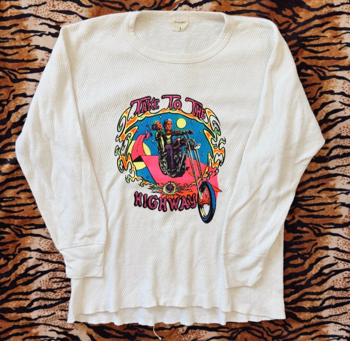 Vintage Take To The Highway Thermal Long Sleeve