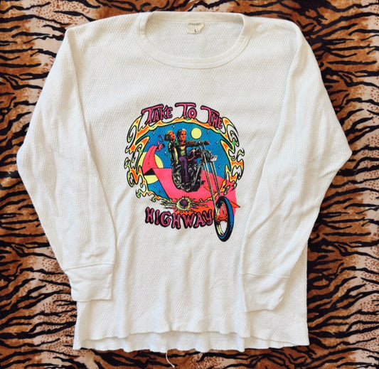 Vintage Take To The Highway Thermal Long Sleeve