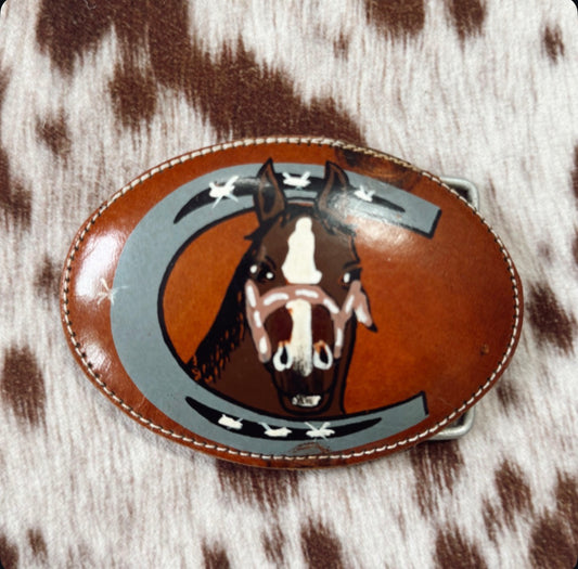Vintage Horseshoe Belt Buckle