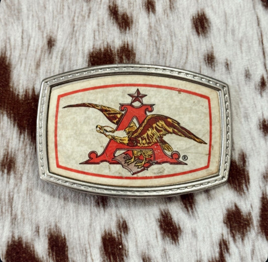 Vintage Busch Beer Belt Buckle