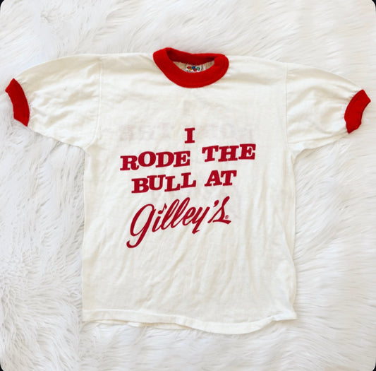 Vintage I Rode The Bull At Gilleys Tee