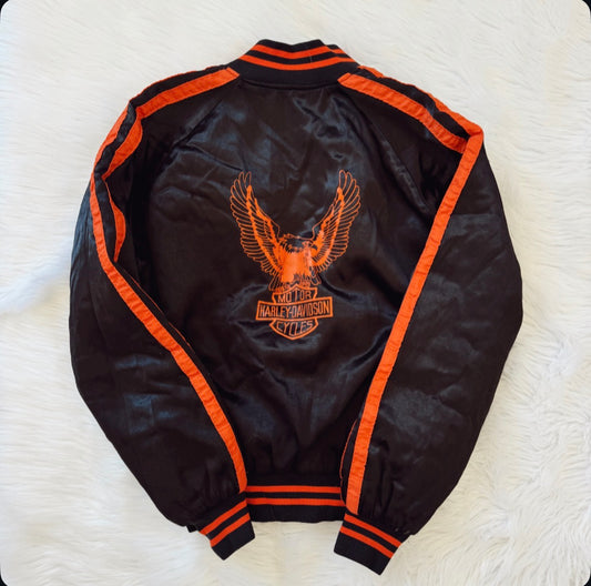 Vintage 70s Harley Davidson Bomber Jacket