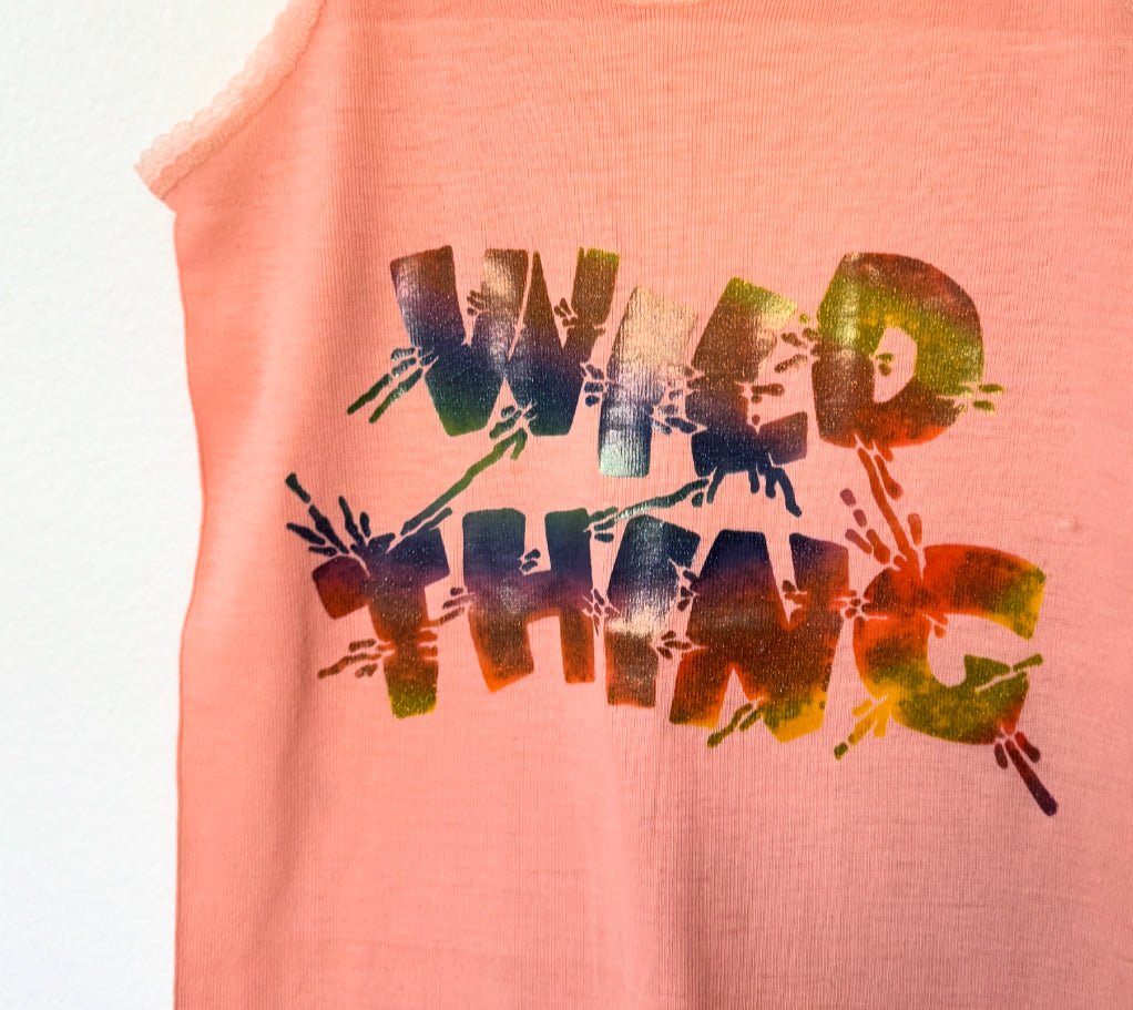 Vintage 70s Wild Thing Iron On Tank