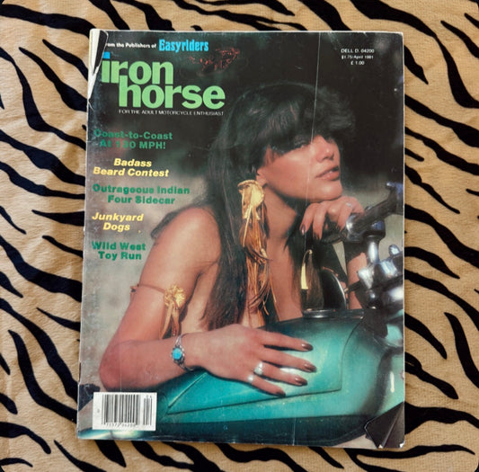 Vintage Iron Horse April 1981 Magazine