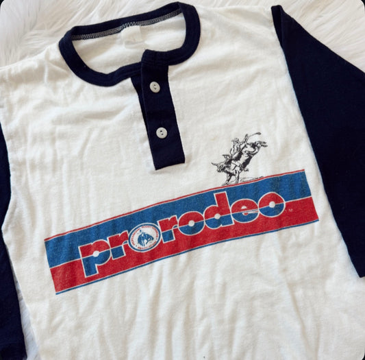 Vintage Pro Rodeo Dark Blue Tee