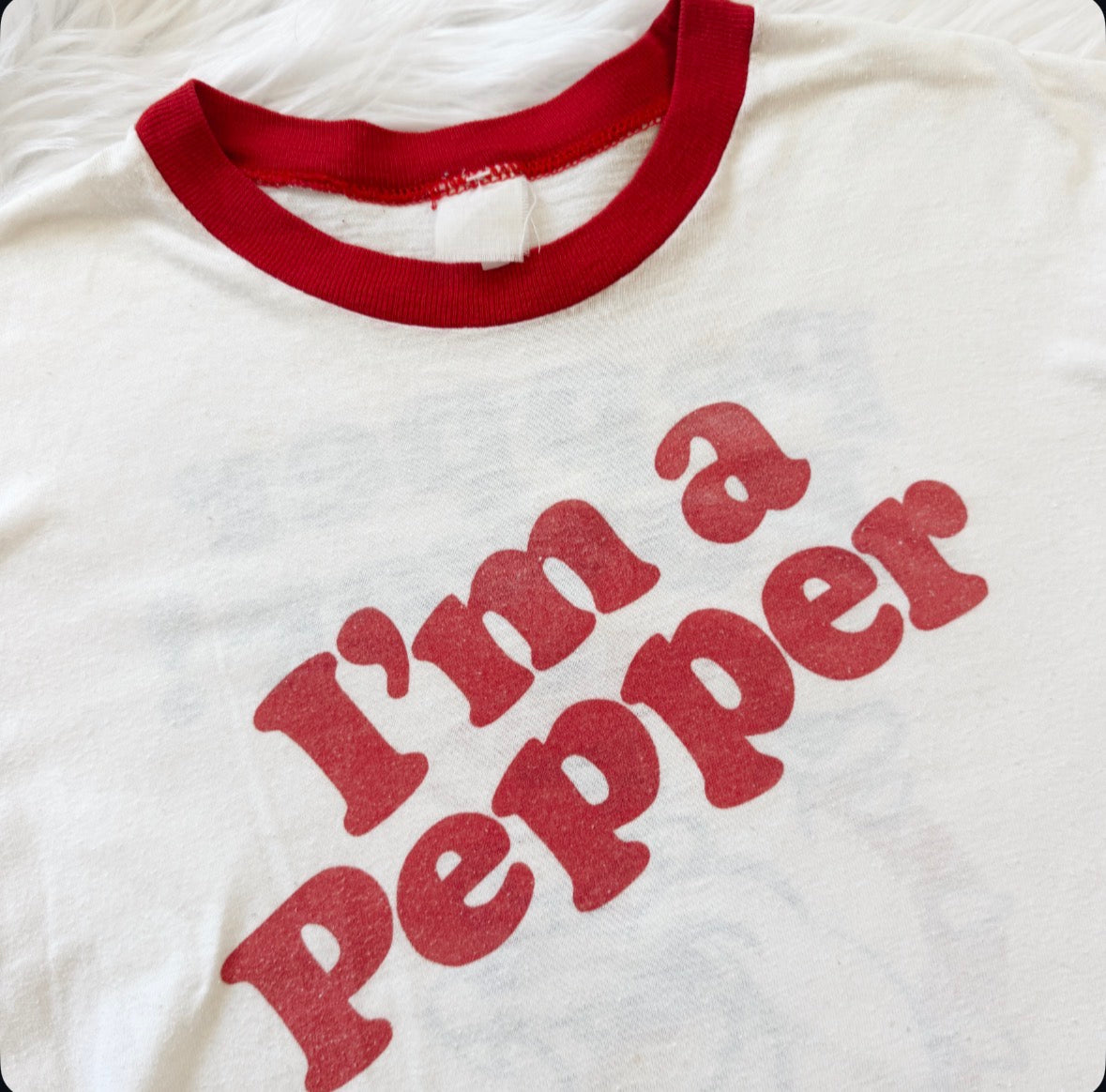 Vintage Dr Pepper Ringer Tee