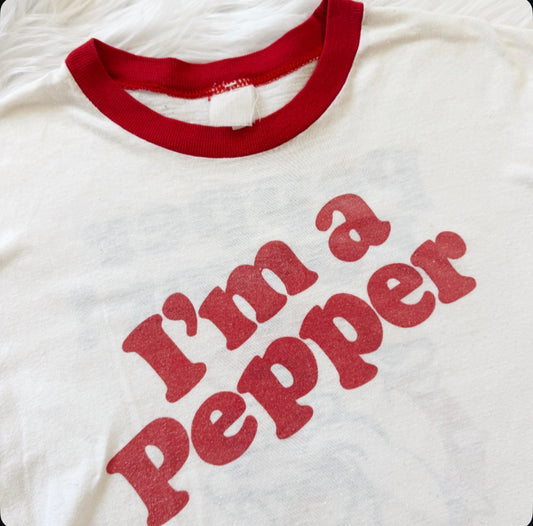Vintage Dr Pepper Ringer Tee