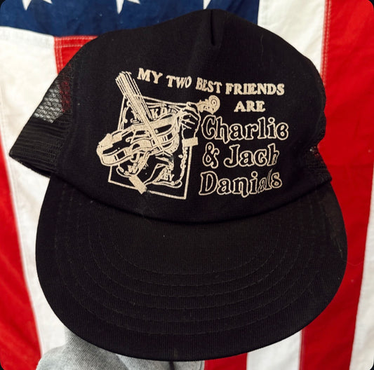 Vintage Charlie & Jack Daniels Hat