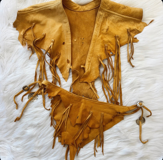 Vintage Leather Set