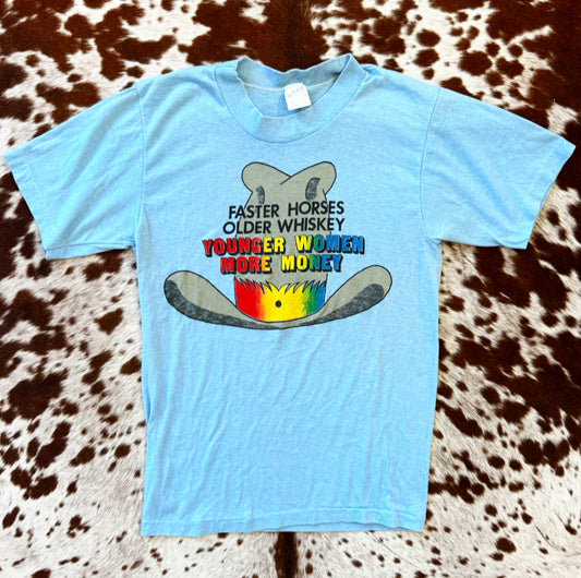 Vintage Faster Horses Tee