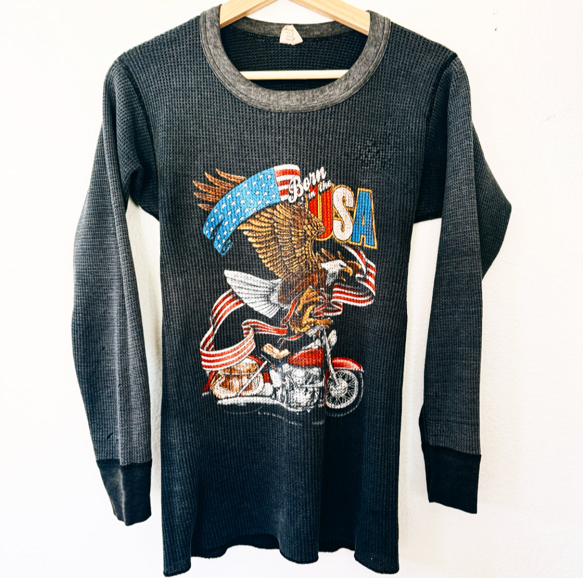 Vintage Born USA Thermal Top