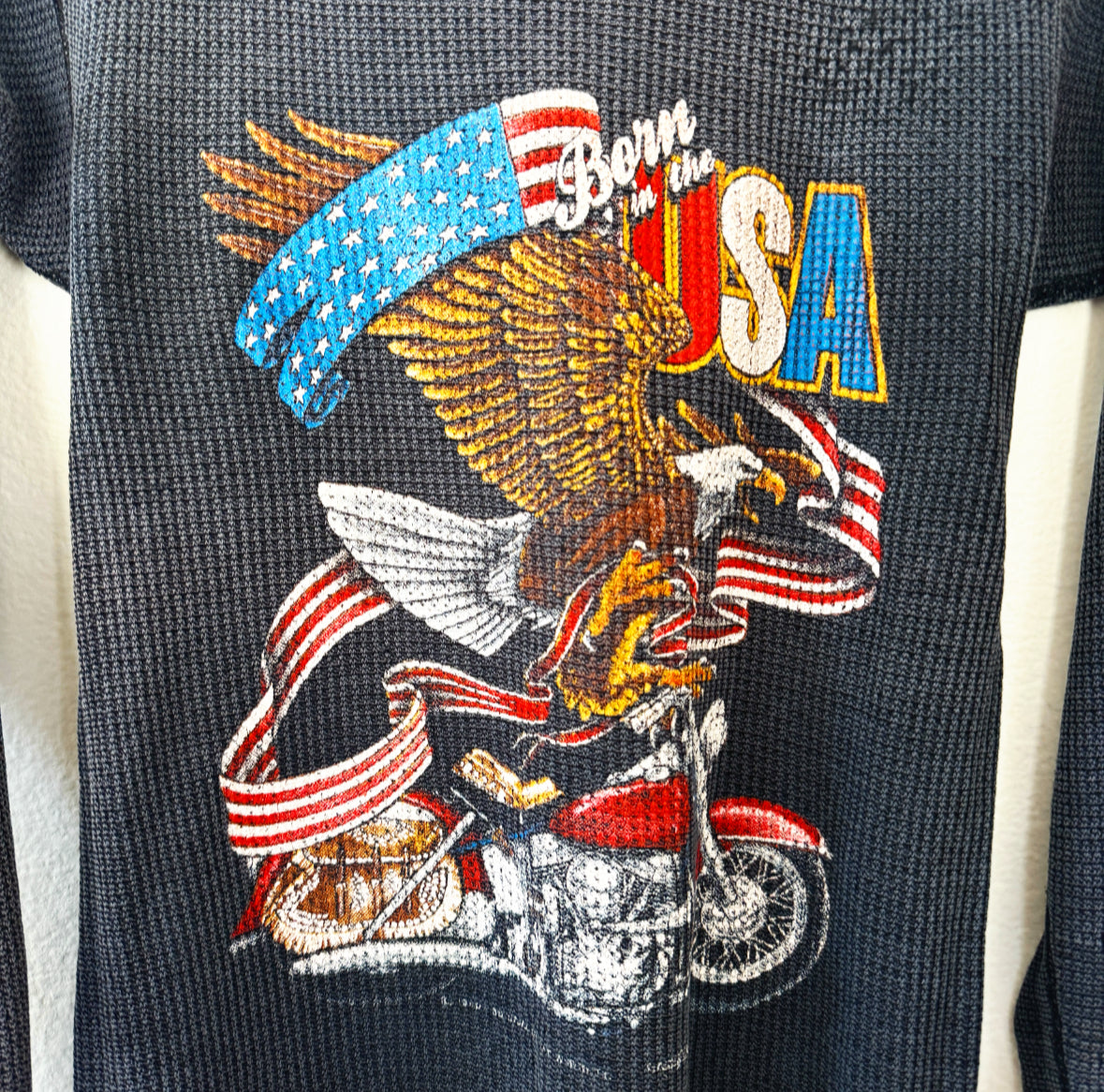 Vintage Born USA Thermal Top