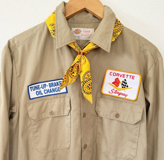 Vintage Auto Work Wear Shirt