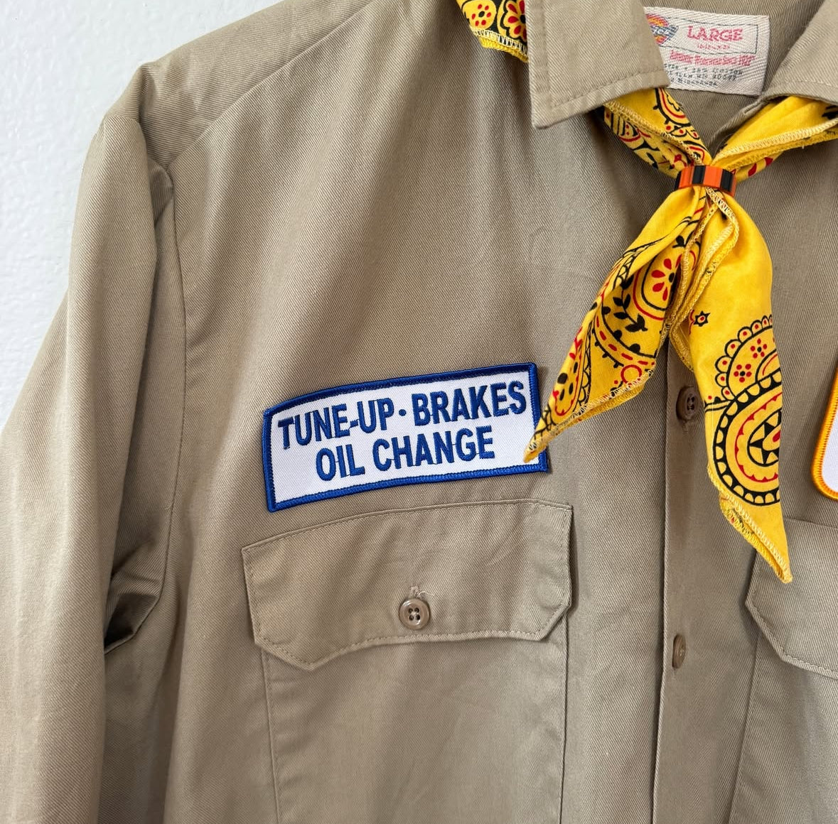 Vintage Auto Work Wear Shirt