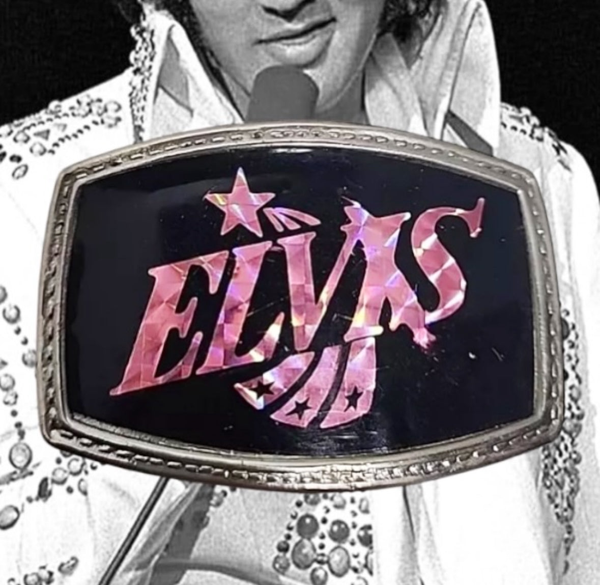 Vintage Elvis Belt Buckle