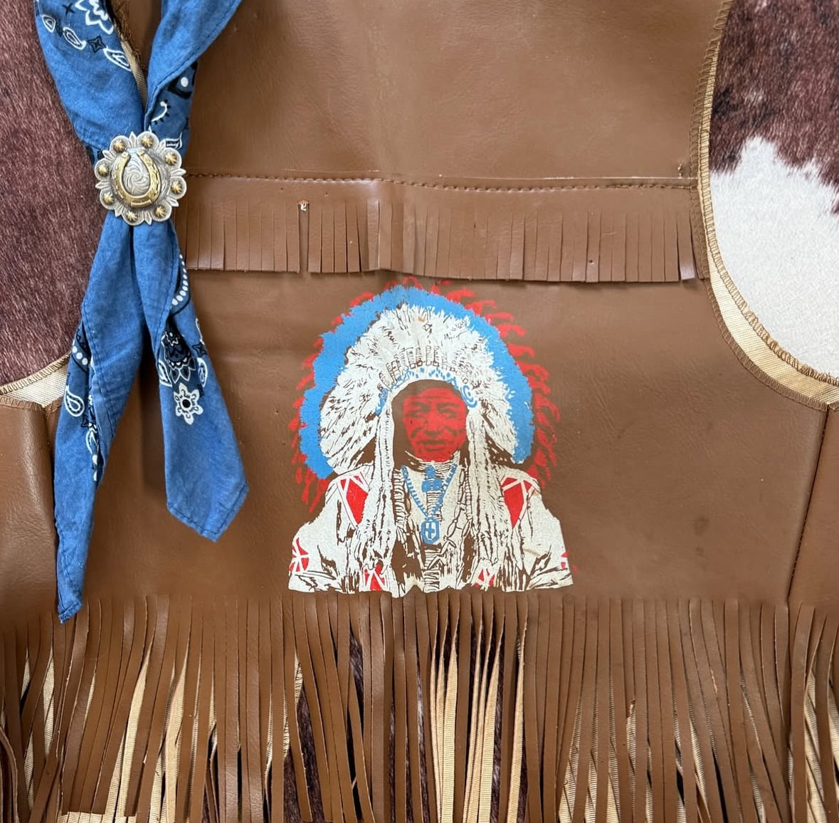 Vintage Native American Fringe Vest