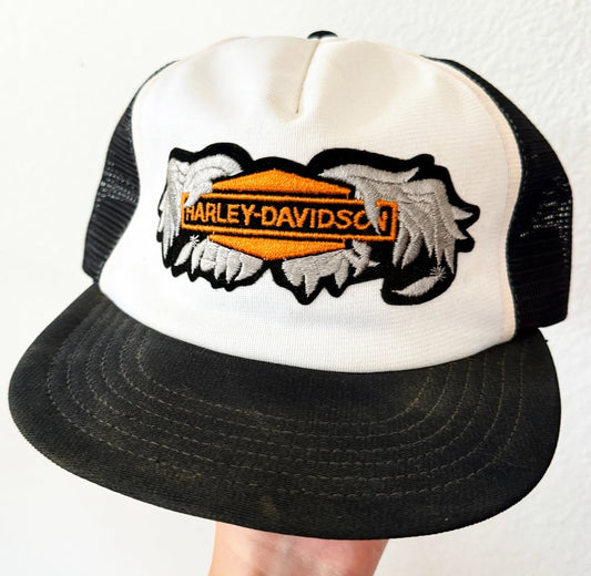 Vintage Harley Davidson Patch Hat