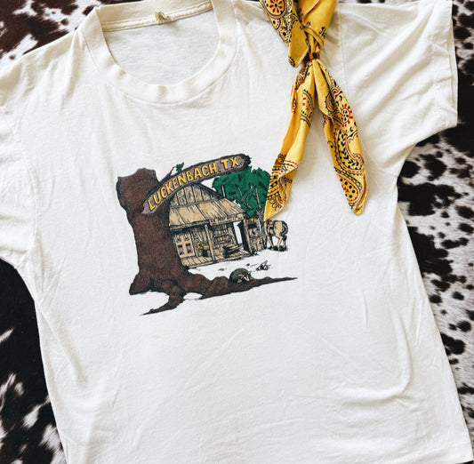 Vintage Luckenbach Texas Tee