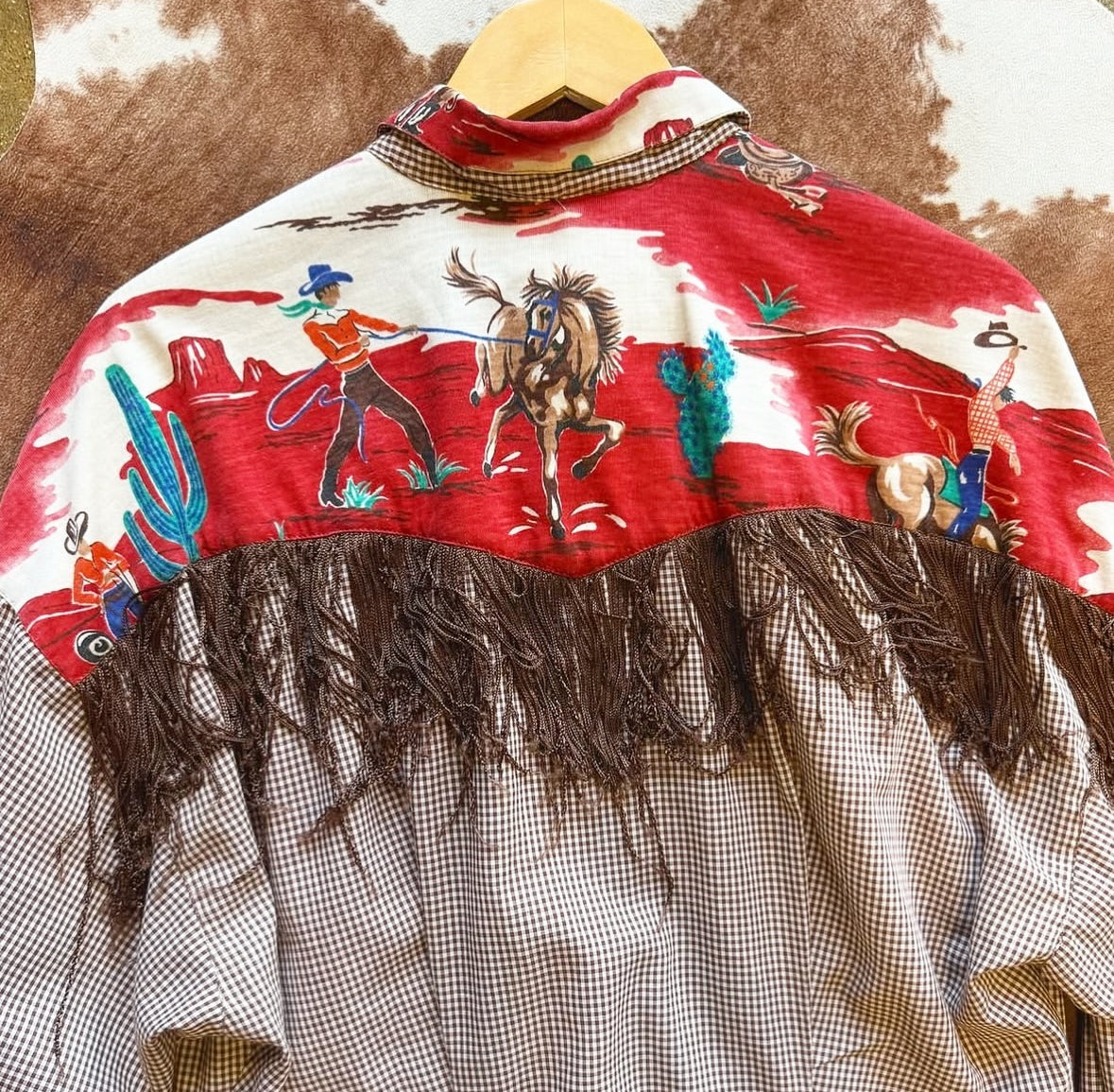 Vintage Cowboy Fringe Shirt