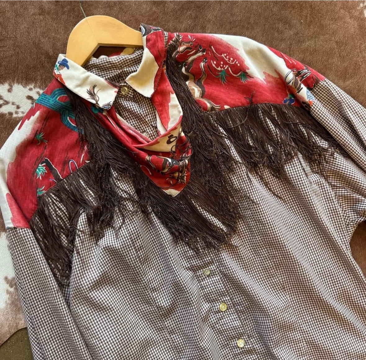 Vintage Cowboy Fringe Shirt