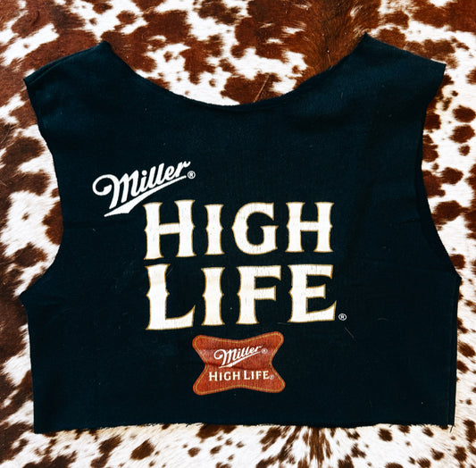 Vintage Miller Beer Sweatshirt Tank