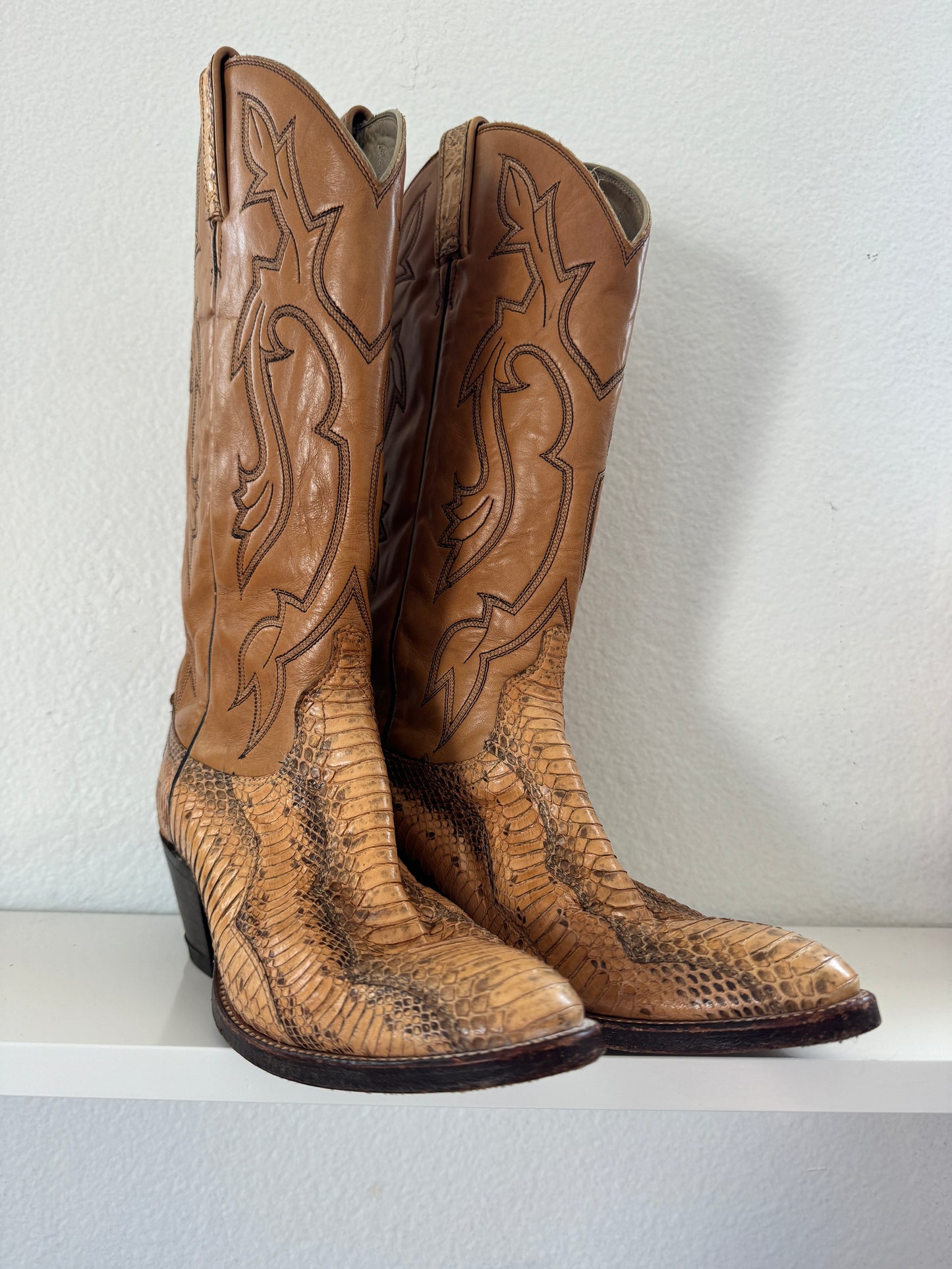 Vintage Snakeskin Boots