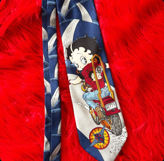 Vintage Biker Betty Boop Tie