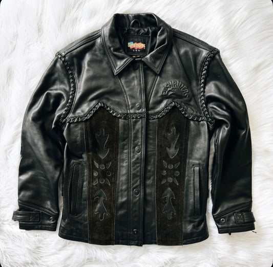 Vintage Easyriders Inlay Leather Jacket