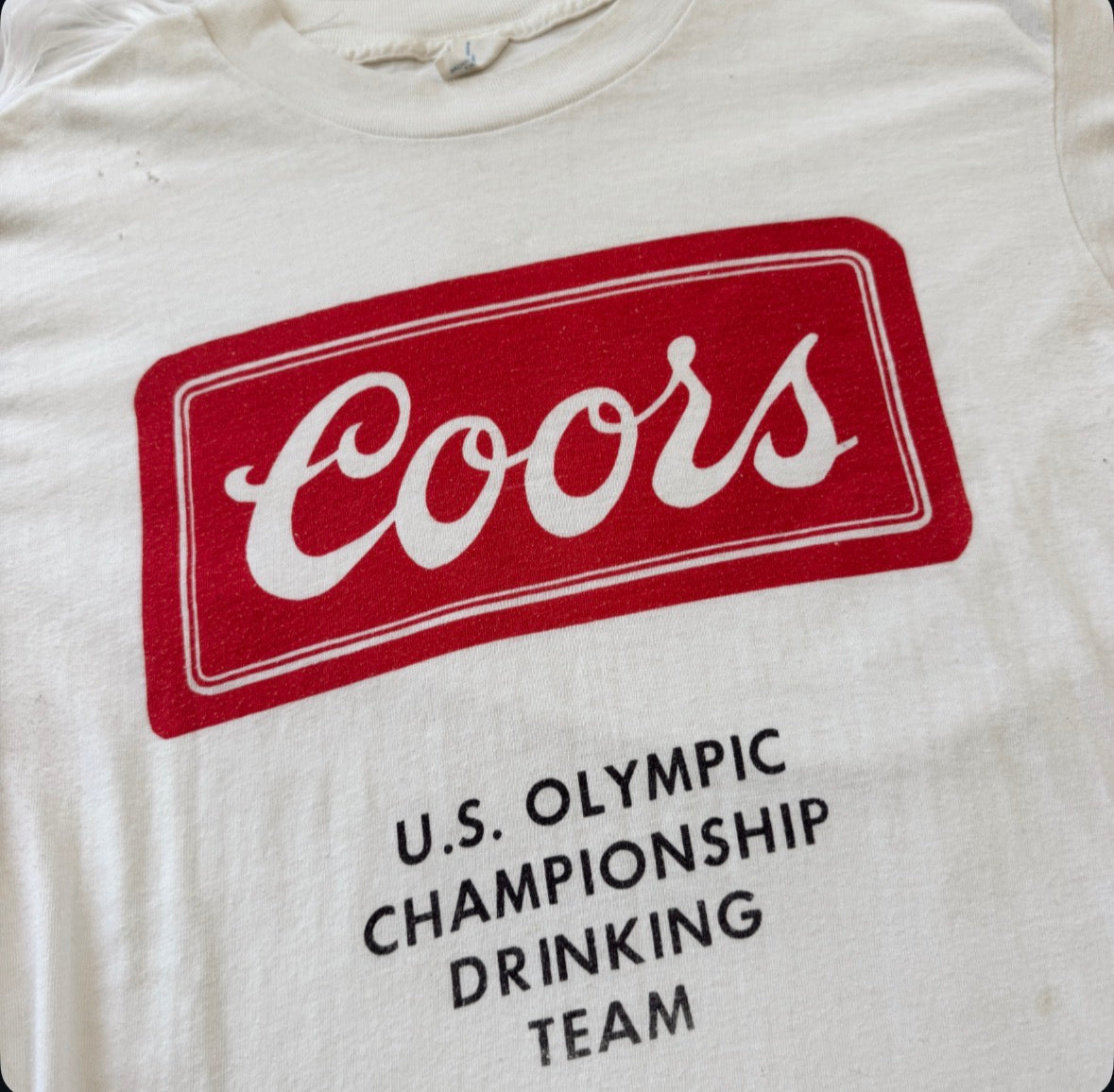 Vintage Coors Drinking Team Tee