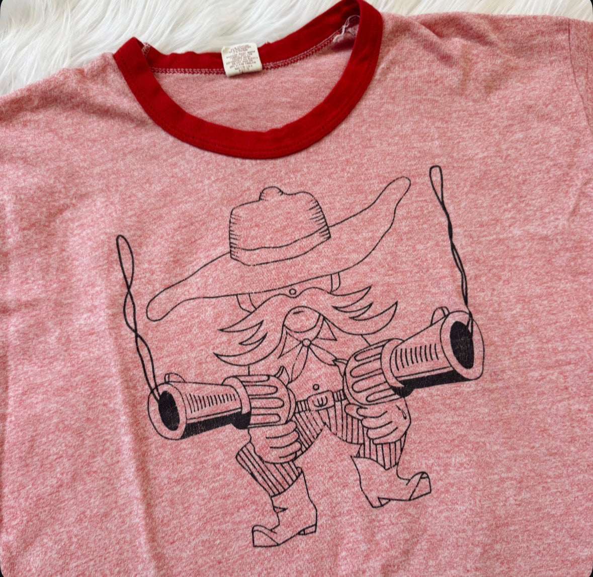Vintage Shootin' Cowboy Tee