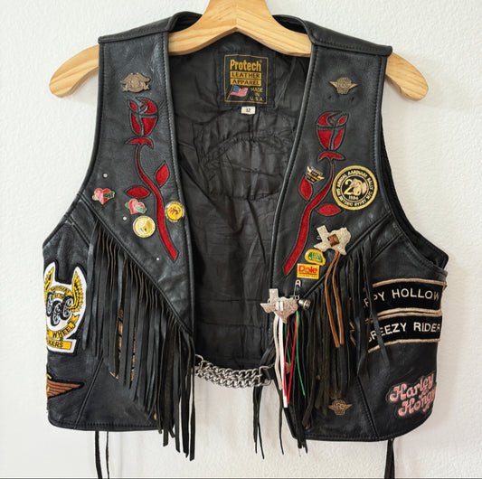 Vintage Biker Vest