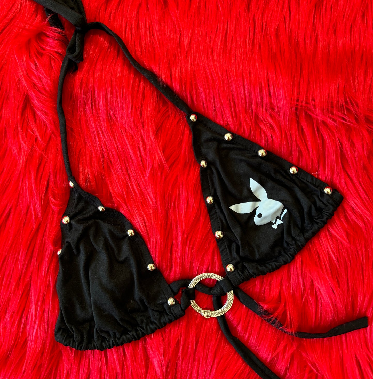 Playboy Reworked Bikini Studded Top