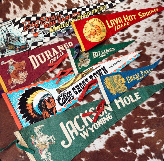 Vintage Pennant Flags