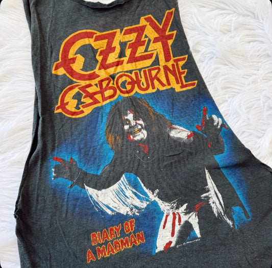 Vintage Ozzy Diary Of A Madman Tank Top
