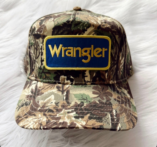 Wrangler Patch Camo Hat
