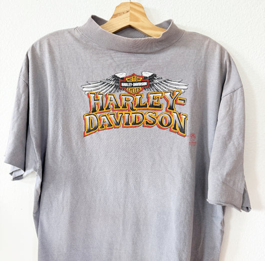 Vintage Harley 3D Emblem Tee