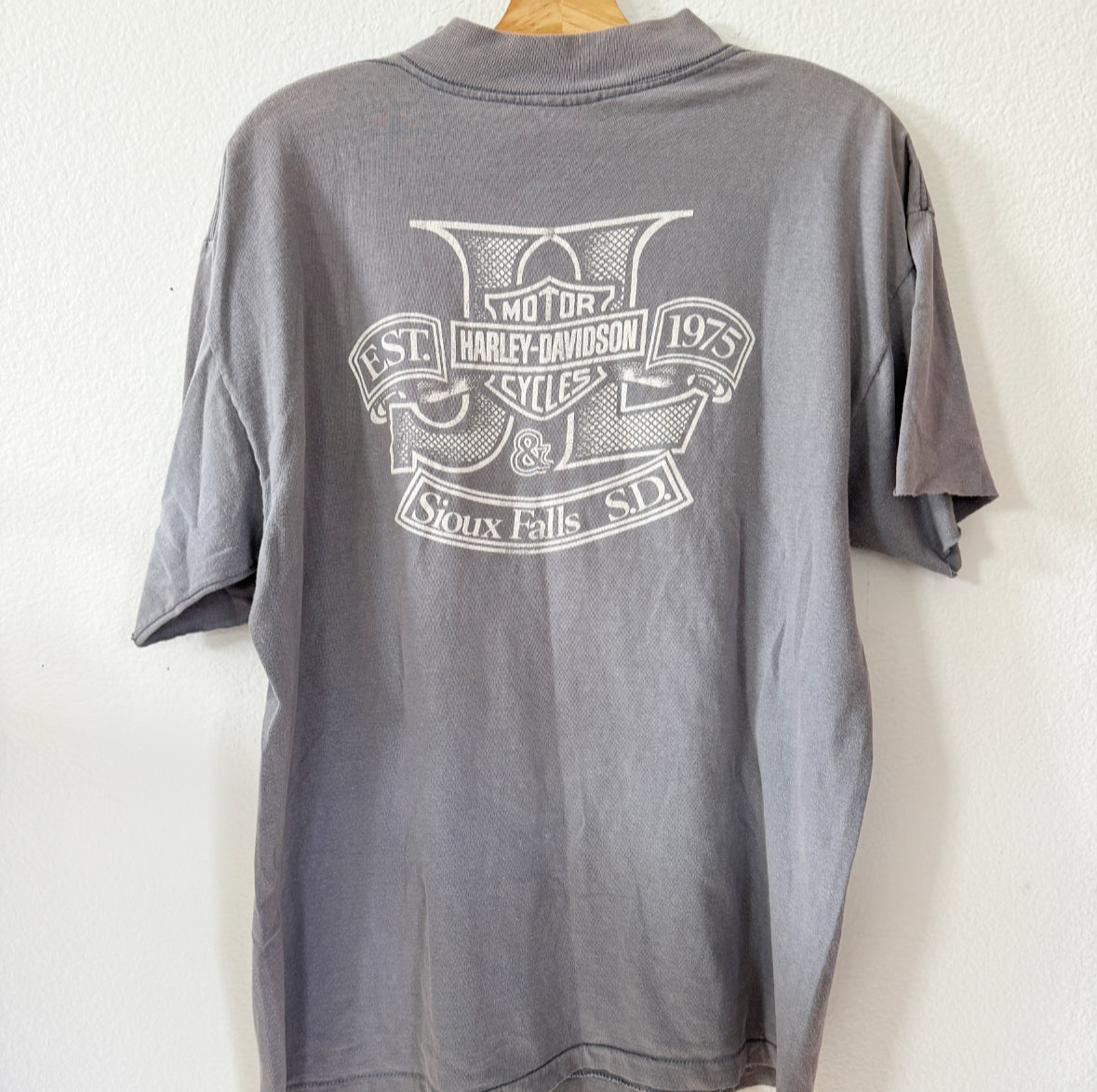 Vintage Harley 3D Emblem Tee