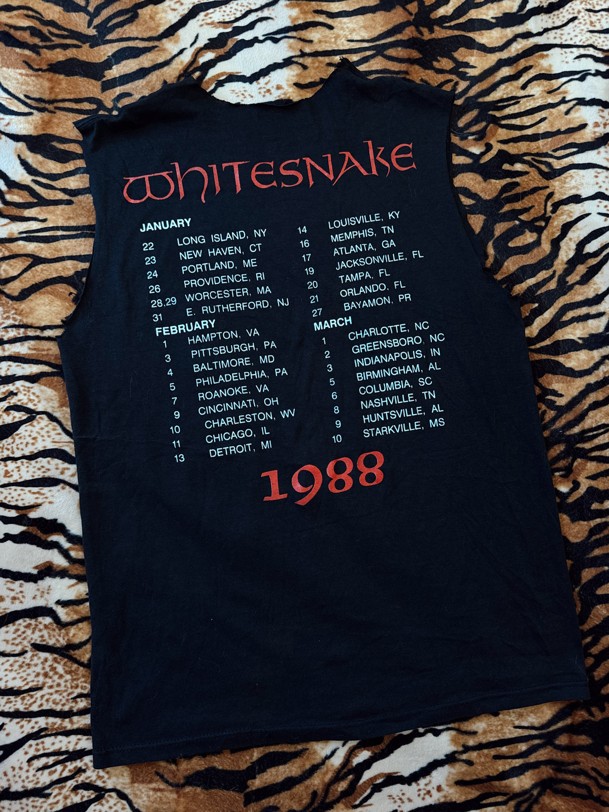 Vintage Whitesnake Tank Top