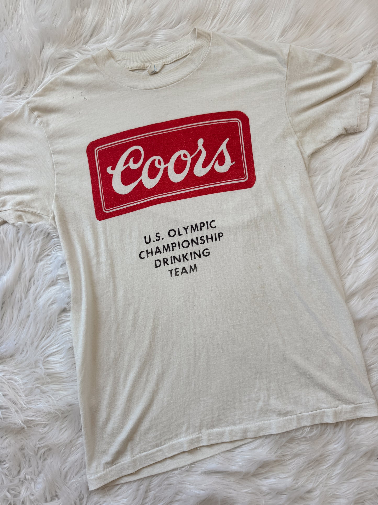 Vintage Coors Drinking Team Tee