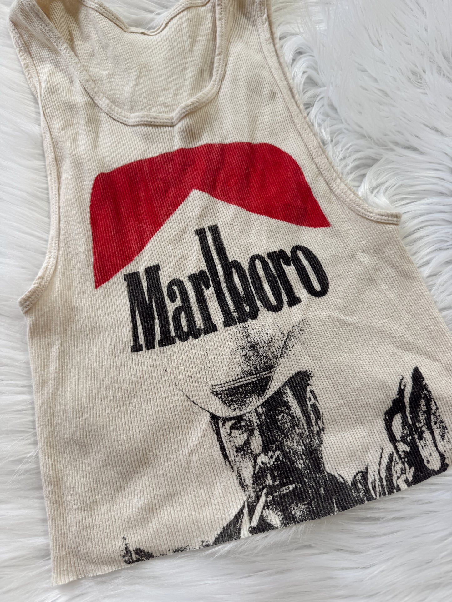 Marlboro Tank Top Cream