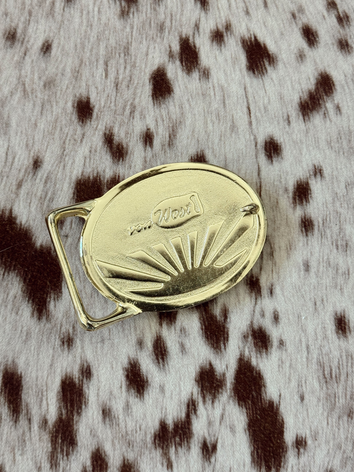 Vintage Horses Belt Buckle