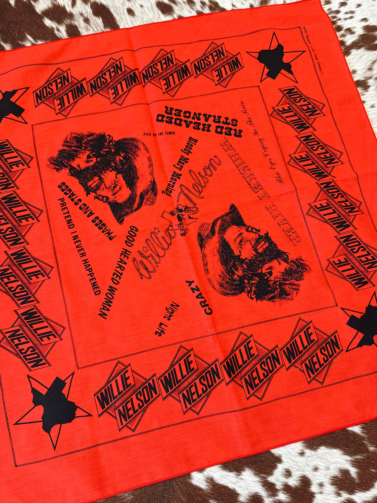 Vintage Willie Nelson Bandana