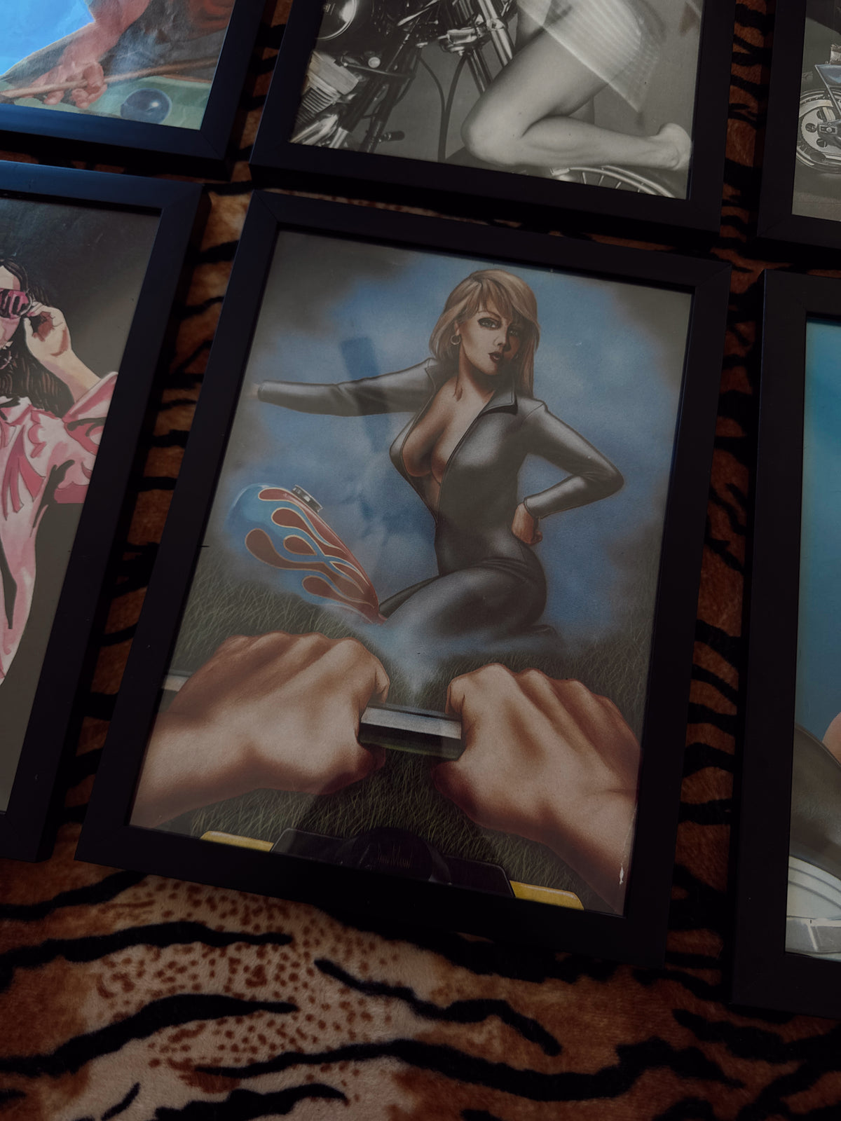Vintage Easyriders Framed Magazine Art