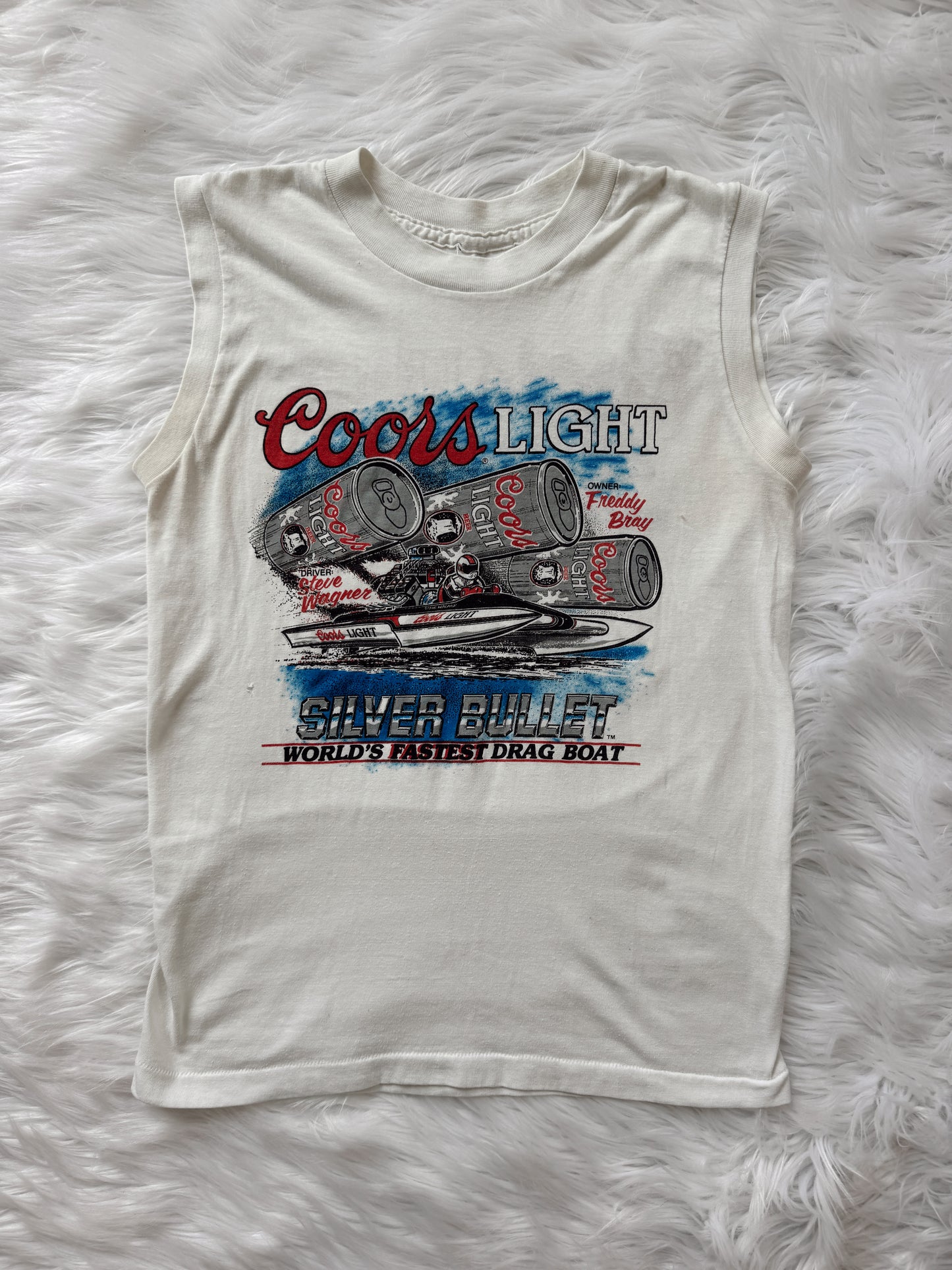 Vintage Coors Light Silver Bullet Tank Top
