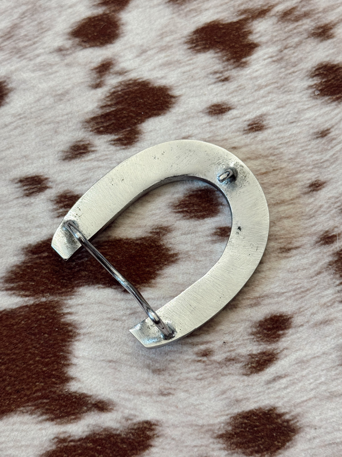 Vintage Turquoise Horseshoe Belt Buckle
