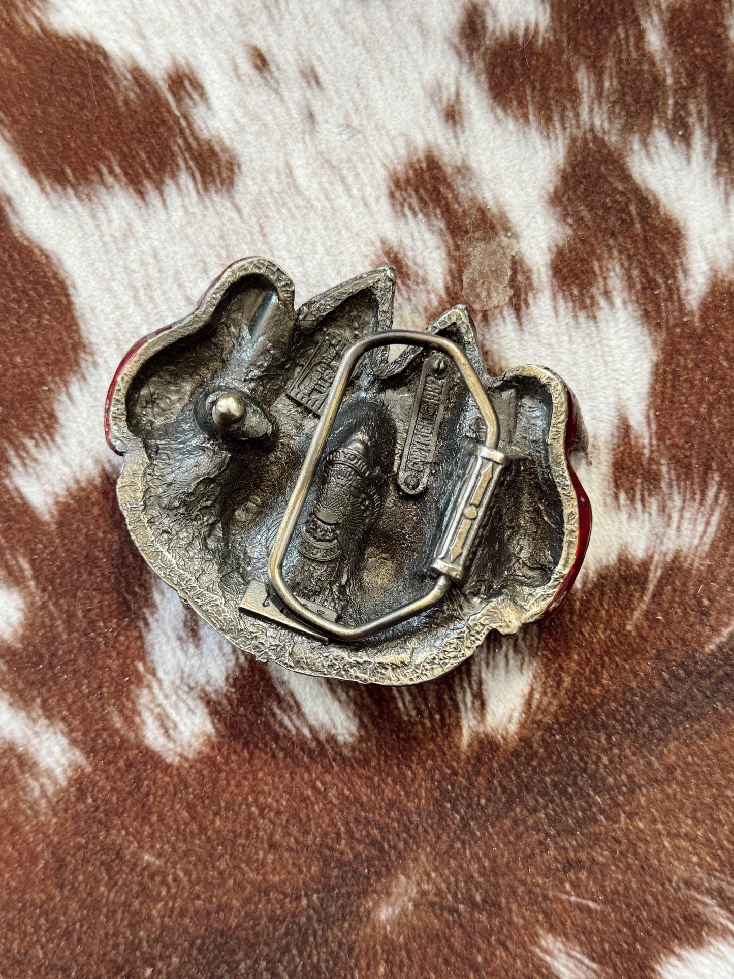 Vintage Boots In Bed Belt Buckle