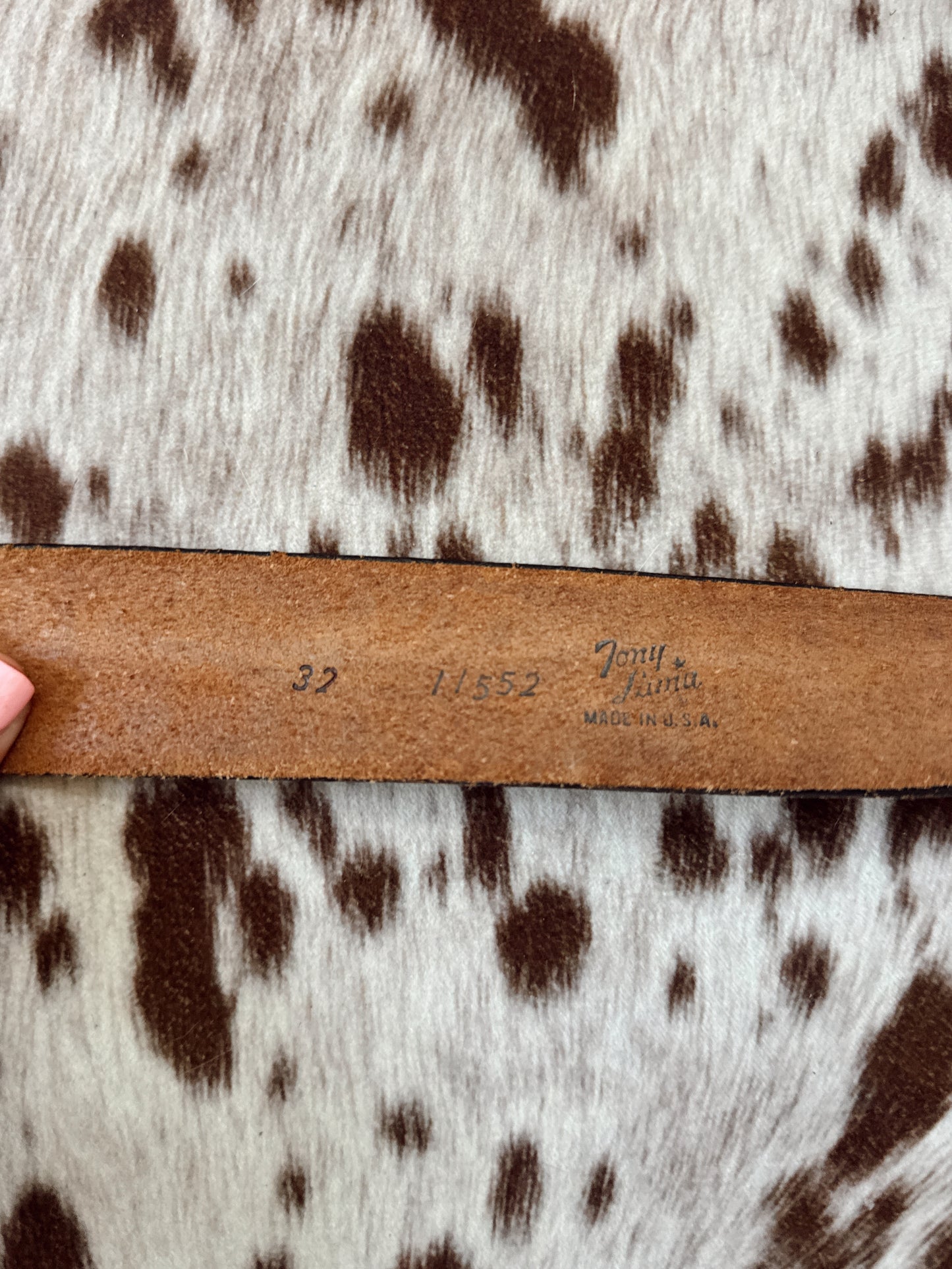 Vintage Willie Nelson Belt